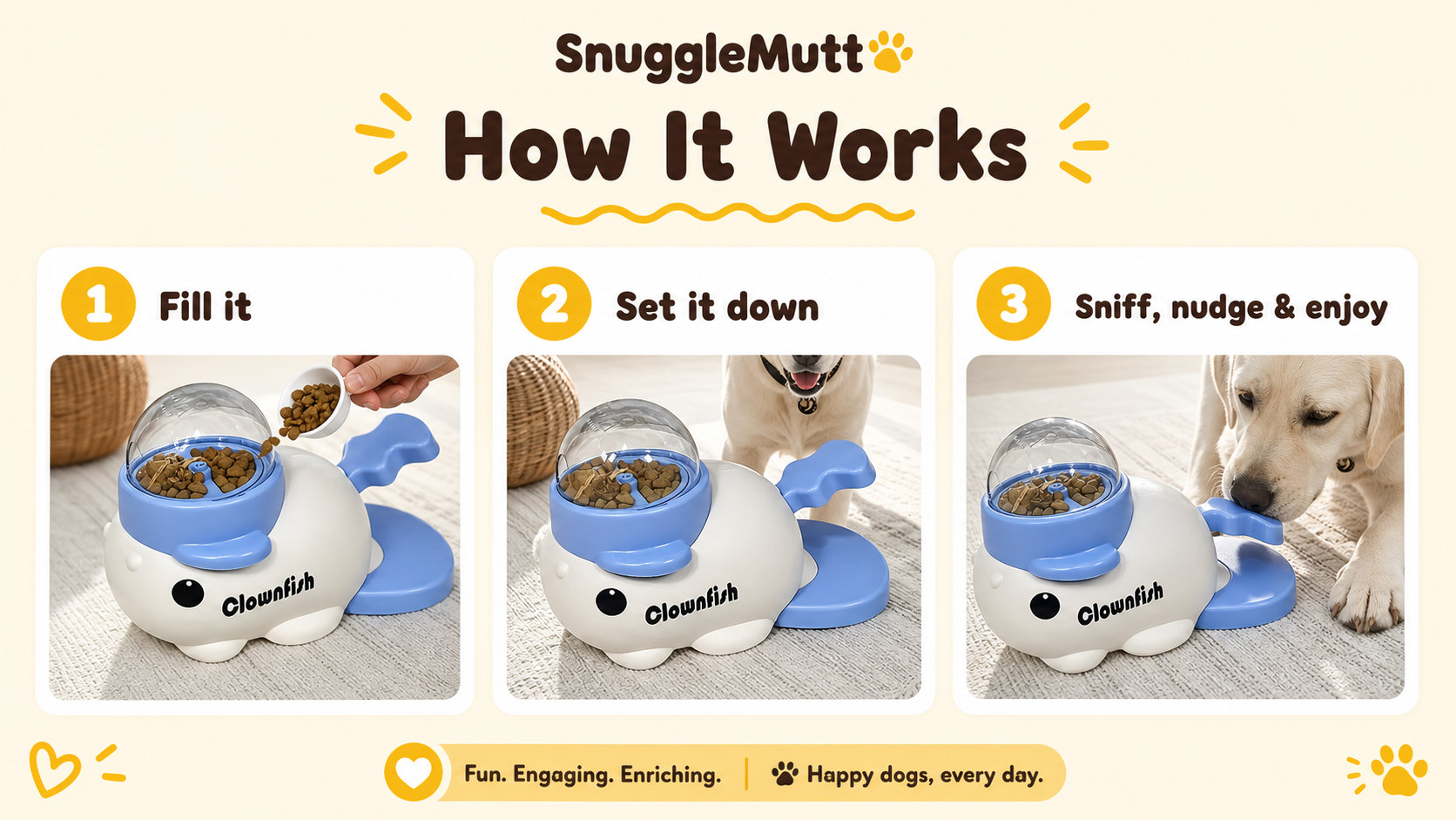 Fish Treat Puzzle Feeder - product details 4