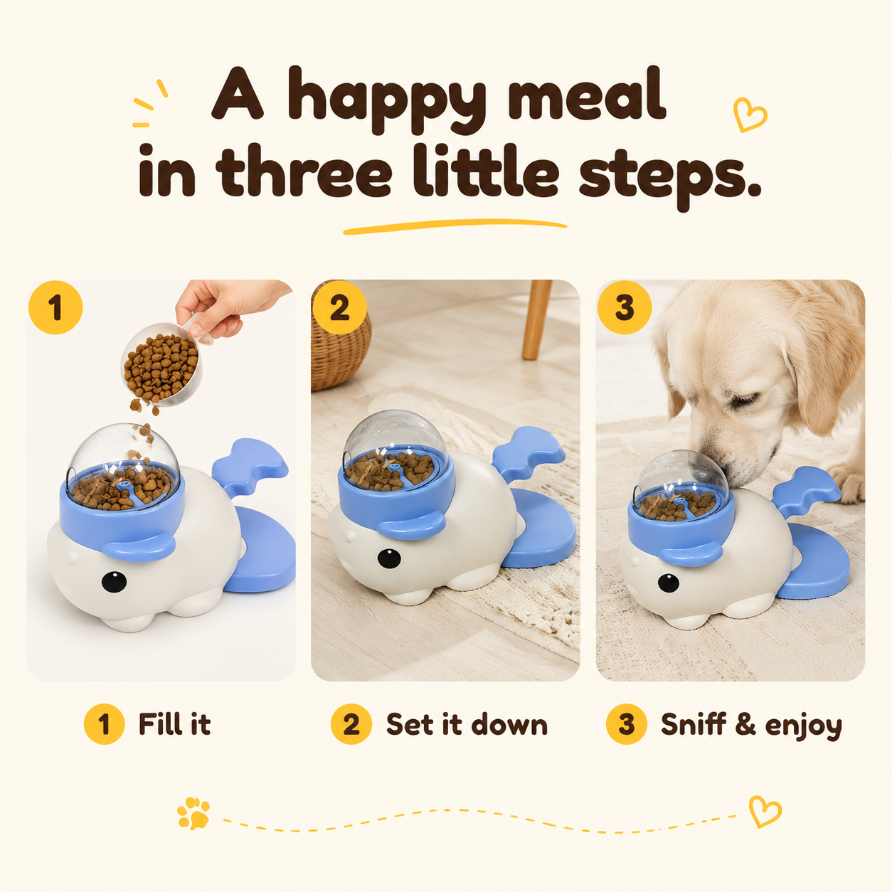 How to use SnuggleMutt fish feeder