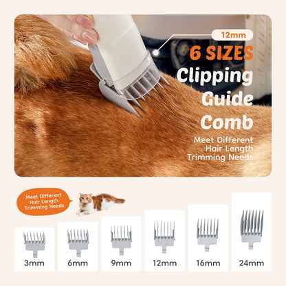 5-in-1 Pet Grooming Vacuum Kit