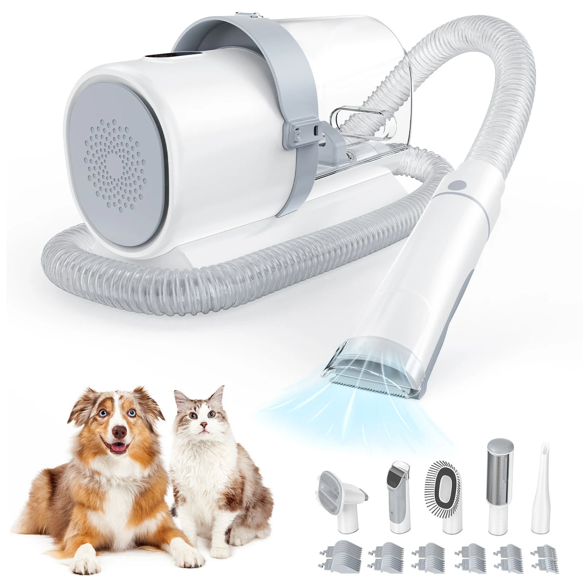 5-in-1 Pet Grooming Vacuum Kit