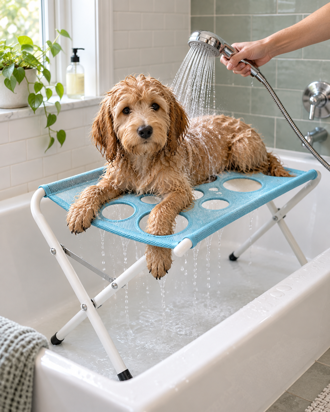 Portable Dog Bath and Grooming Stand - feature banner