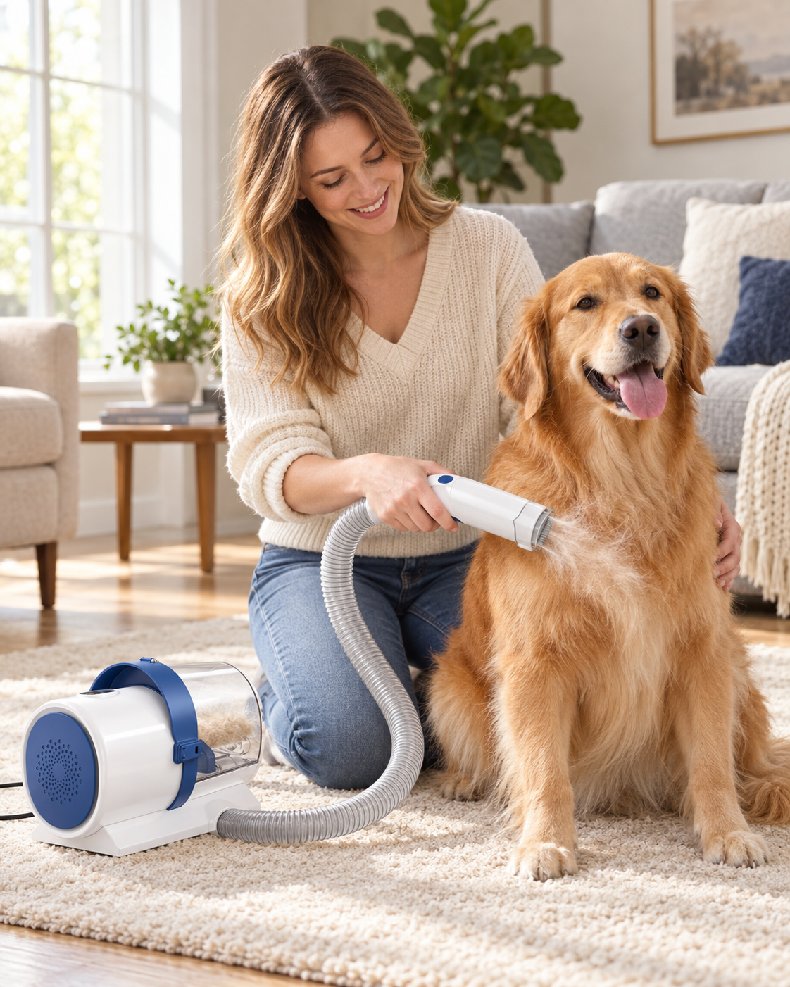 5-in-1 Pet Grooming Vacuum Kit - feature banner