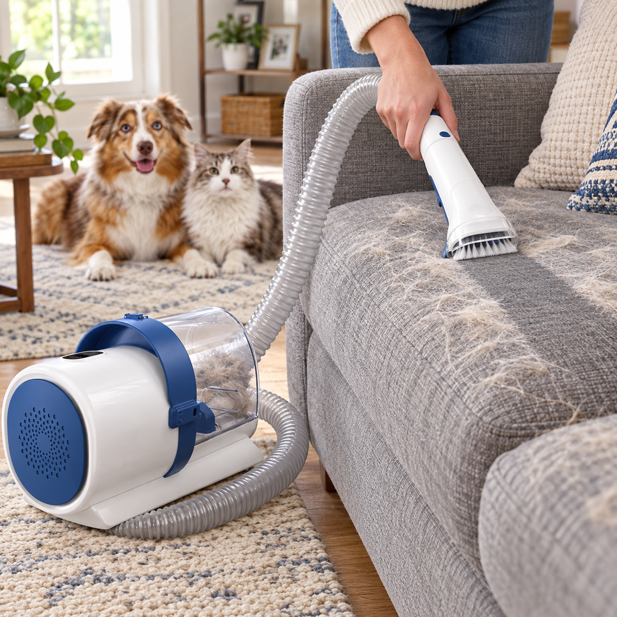 5-in-1 Pet Grooming Vacuum Kit - testimonial 2