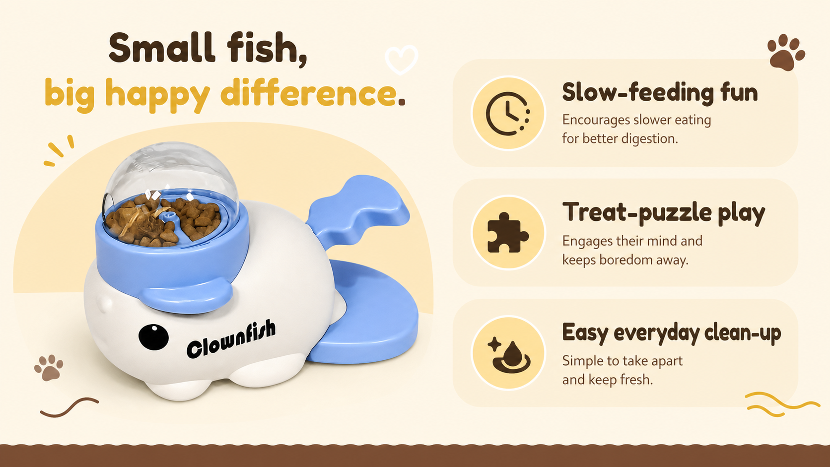 Fish Treat Puzzle Feeder - product details 3